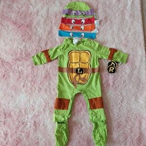 Ninja‎ Turtle Baby Costume Size 6-12 Months